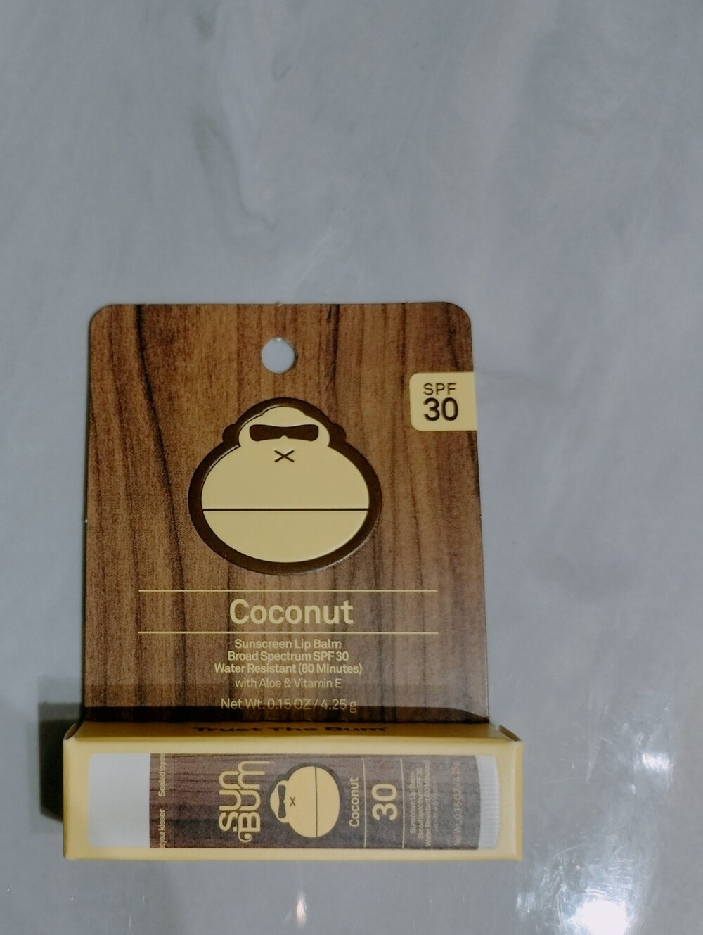 Sun Bum Coconut SPF 30 Lip Balm — Brown Nourishing Sunscreen Stick
